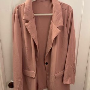 Shein Curve pink blazer